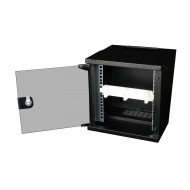Cable Management Panel 10" Equip 3x Rings 1U Grey
