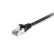 Cabo Rede Equip S/FTP Cat6A 0.5m Black