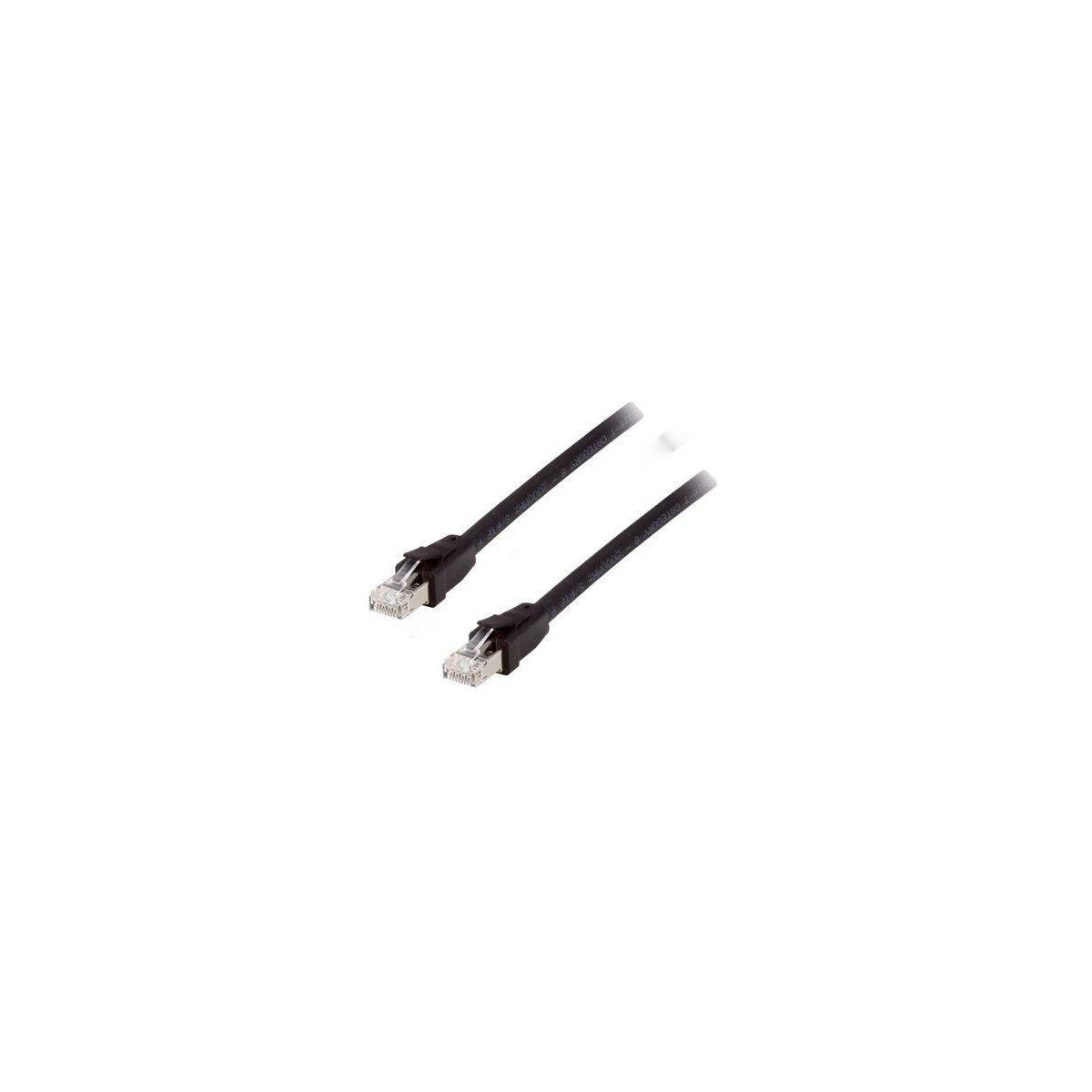 Cabo Rede Equip S/FTP Cat8.1 0.5m Black