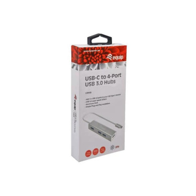 Hub USB-C Equip 4 Portas USB 3.2 Gen1 Aluminum