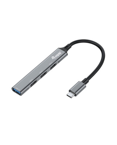 Hub USB-C Equip 4 Portas 1xUSB3 3xUSB2
