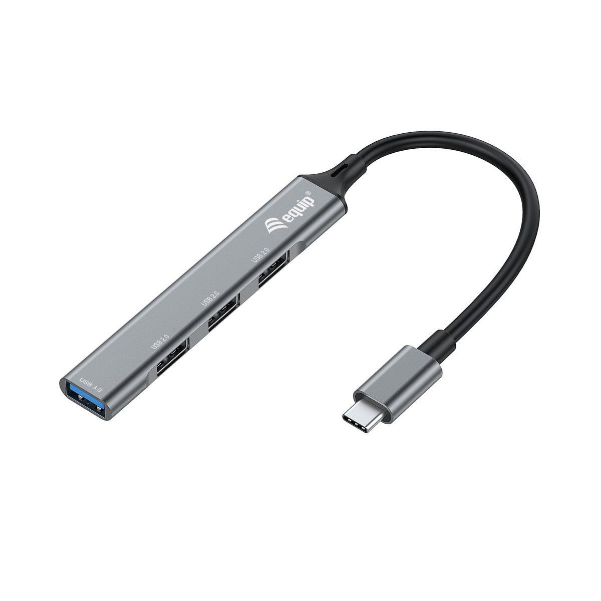 Hub USB-C Equip 4 Portas 1xUSB3 3xUSB2