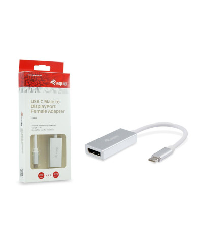 Adaptador Equip USB-C -> DisplayPort M/F