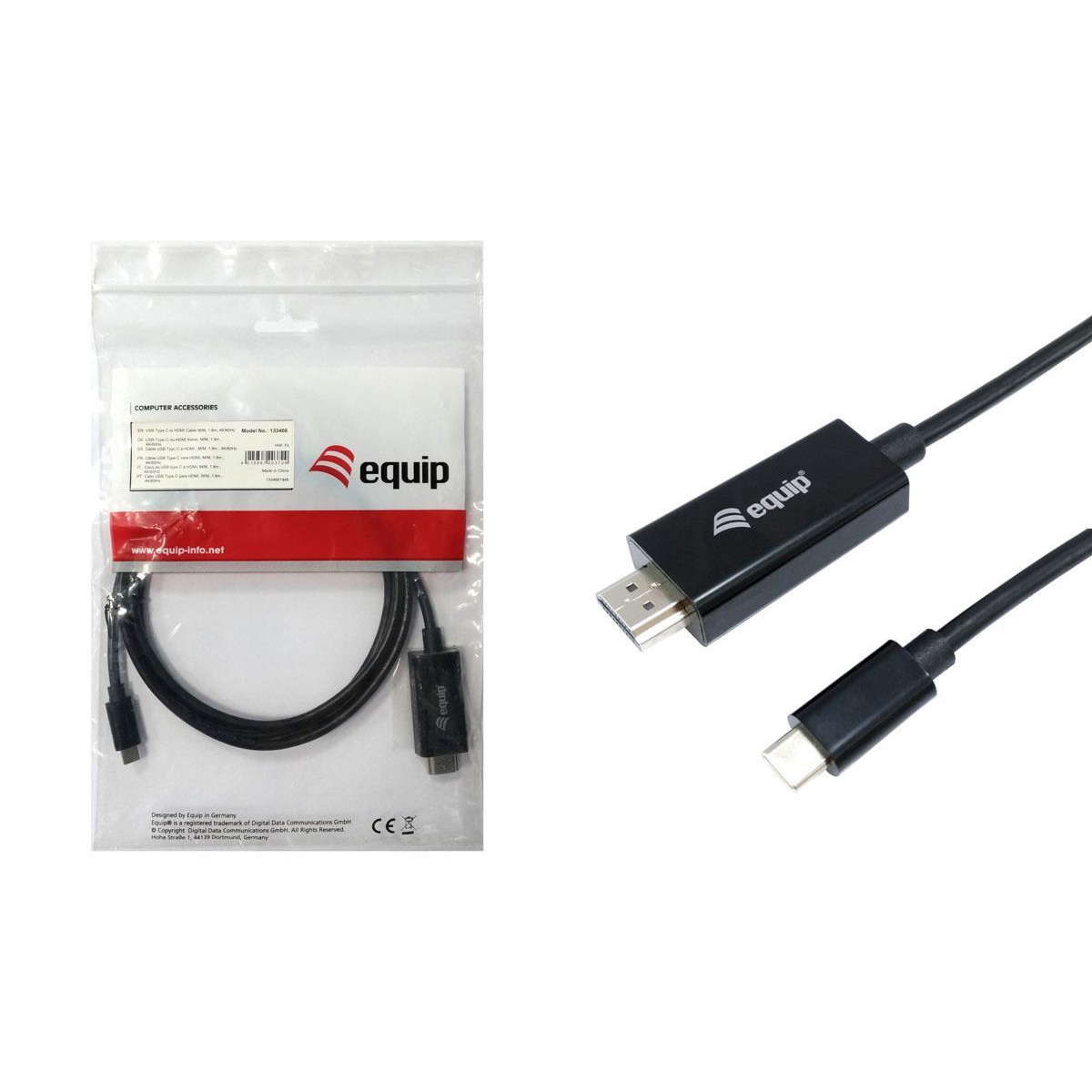 Cabo Equip USB-C -> HDMI M/M 1.8m