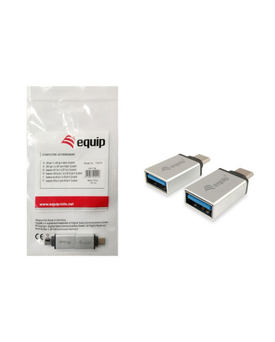 Adaptador Equip USB-C -> USB-A M/F (2x)