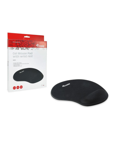 Tapete para rato Equip Life Ergo Gel Black