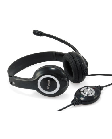 Headset Equip USB Stereo Black 2m