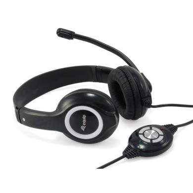 Headset Equip USB Stereo Black 2m