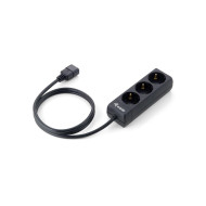 Régua de Alimentação Equip 3-Outlet IEC C14 10A 1m