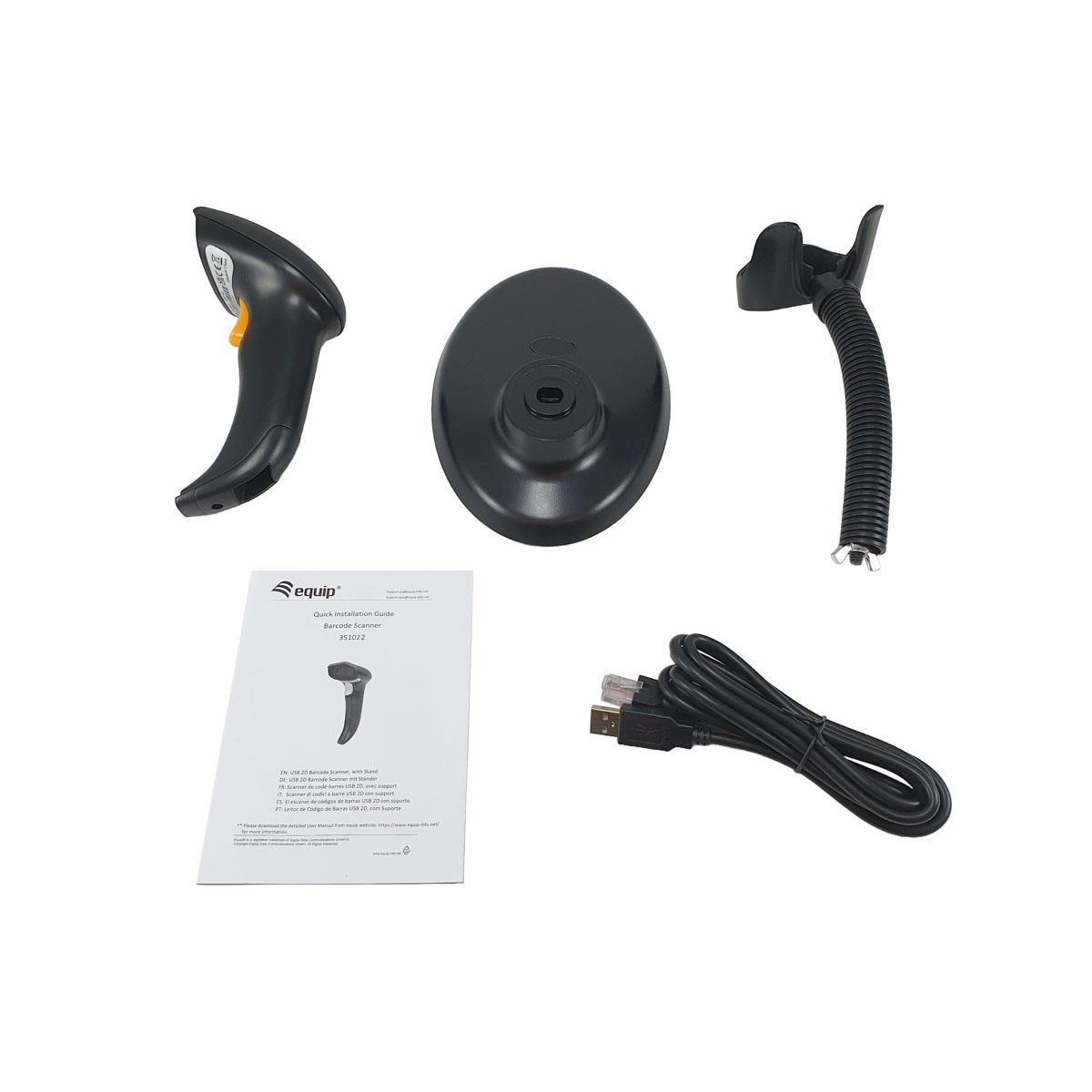 Leitor Codigos Barras Equip 351022 1D Laser Stand
