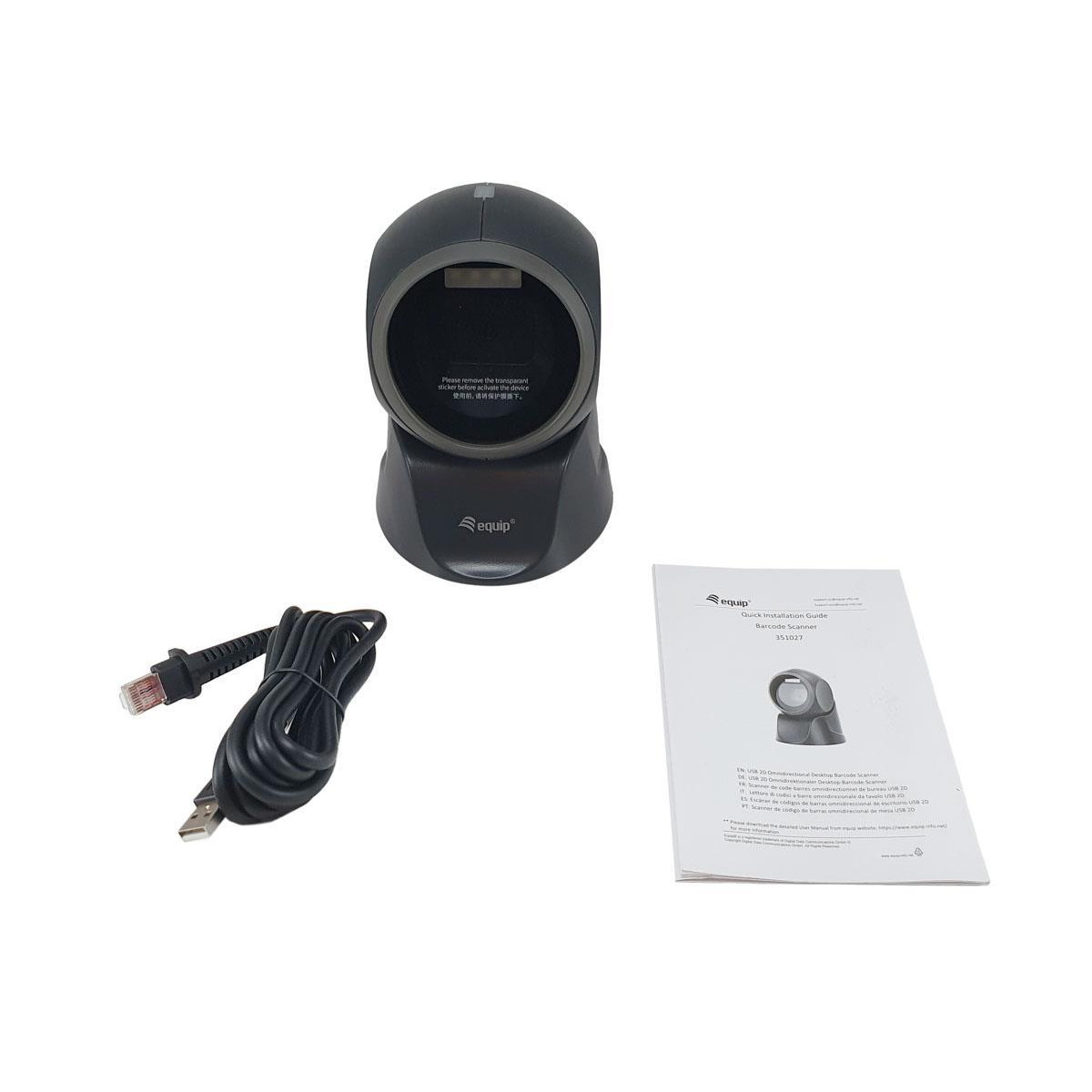 Leitor Codigos Barras Equip 351027 2D Omni Mesa