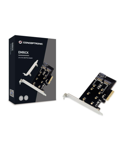 Adaptador Conceptonic M.2 Sata/NVMe to PCIe 3.0