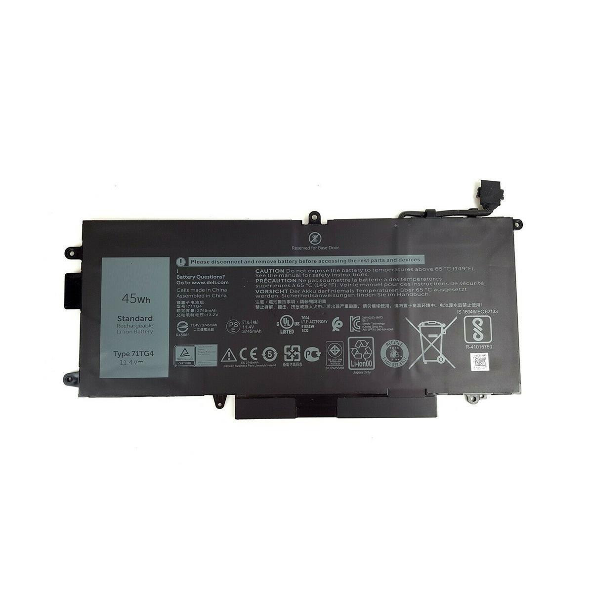 Bateria comp. Dell 5289 7389 71TG4 11.46V 45Wh