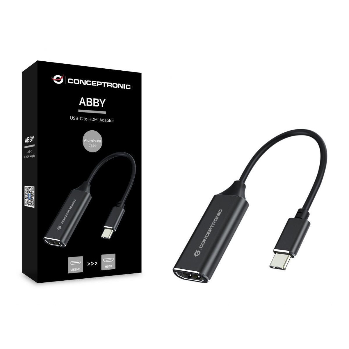 Adaptador Conceptronic ABBY USB-C -> HDMI 4K/30Hz