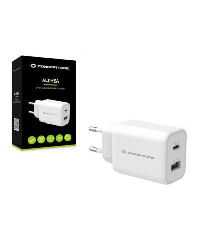 Transformador Conceptronic 2-Port USB3 USB-C 33W