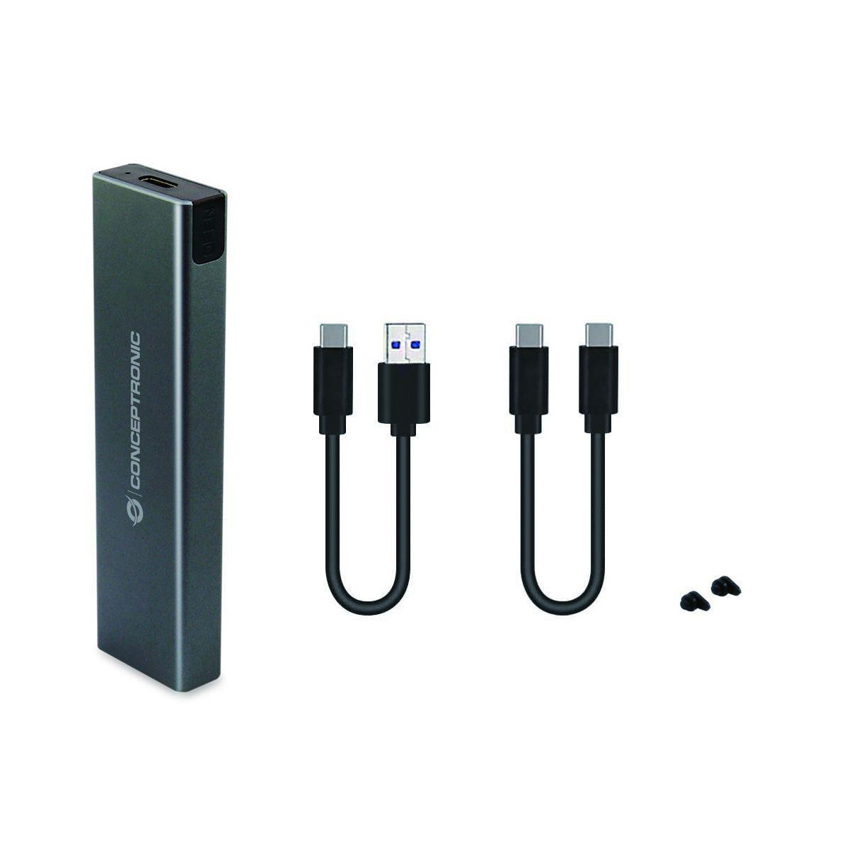 Caixa Disco Conceptronic DANTE M2 SATA/NVMe->USB-C