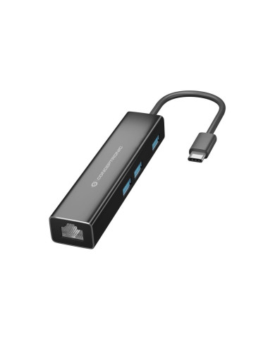 Adaptador Conceptronic USB 3.2 -> RJ45 4x USB 3.2
