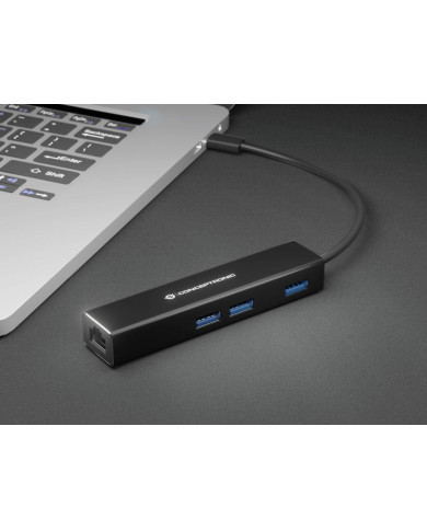 Adaptador Conceptronic USB 3.2 -> RJ45 4x USB 3.2