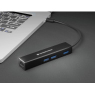 Adaptador Conceptronic USB 3.2 -> RJ45 4x USB 3.2