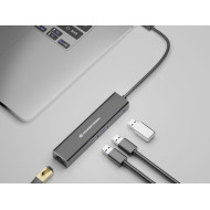 Adaptador Conceptronic USB 3.2 -> RJ45 4x USB 3.2