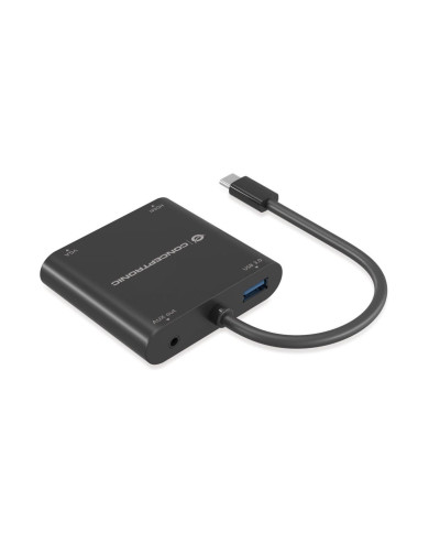 Adaptador Conceptronic USB-C -> VGA HDMI USB AUX