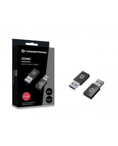 Adaptador Conceptronic Pack 2 USB -> USB-C