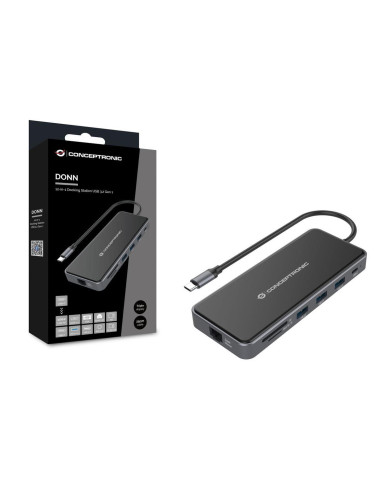 Dock Conceptronic Usb-C Hdmi 3xUsb3 Usb-C Lan 100W