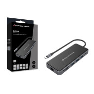 Dock Conceptronic Usb-C Hdmi 3xUsb3 Usb-C Lan 100W