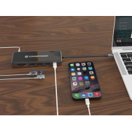 Dock Conceptronic Usb-C Hdmi 3xUsb3 Usb-C Lan 100W