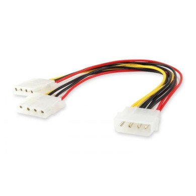 Cabo power interno Equip Molex -> 2x Molex 20cm