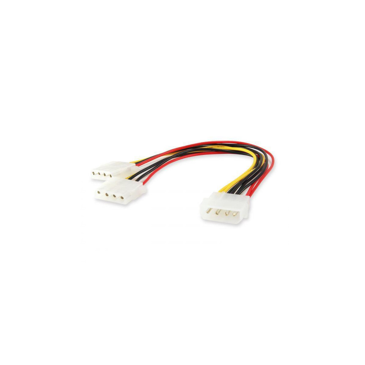 Cabo power interno Equip Molex -> 2x Molex 20cm
