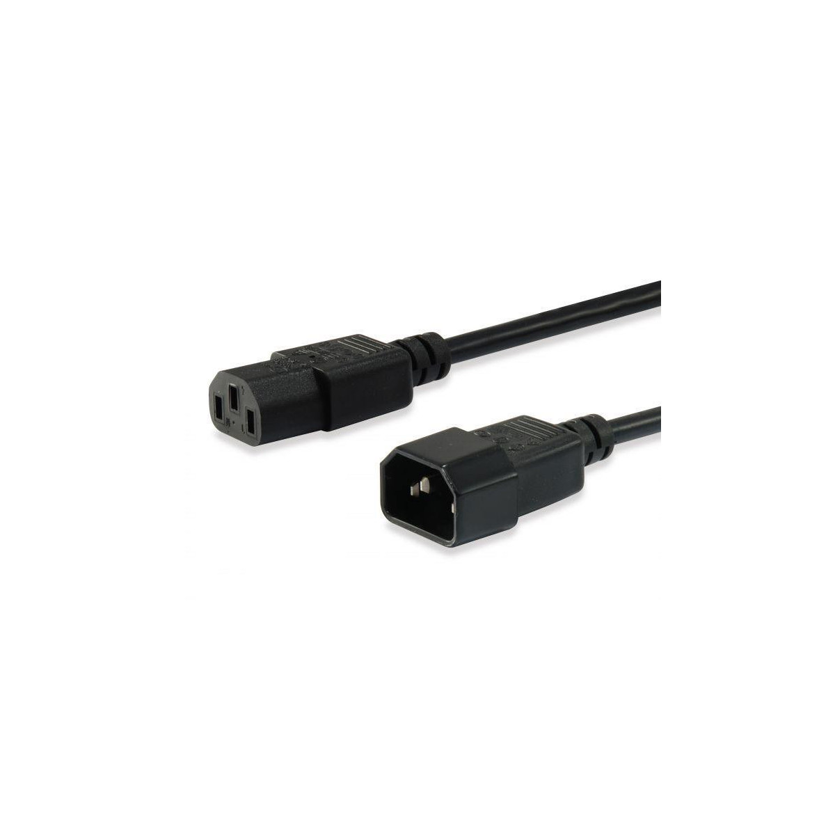 Cabo Power Equip Extensão C13 -> C14 M/F 1.8m BK
