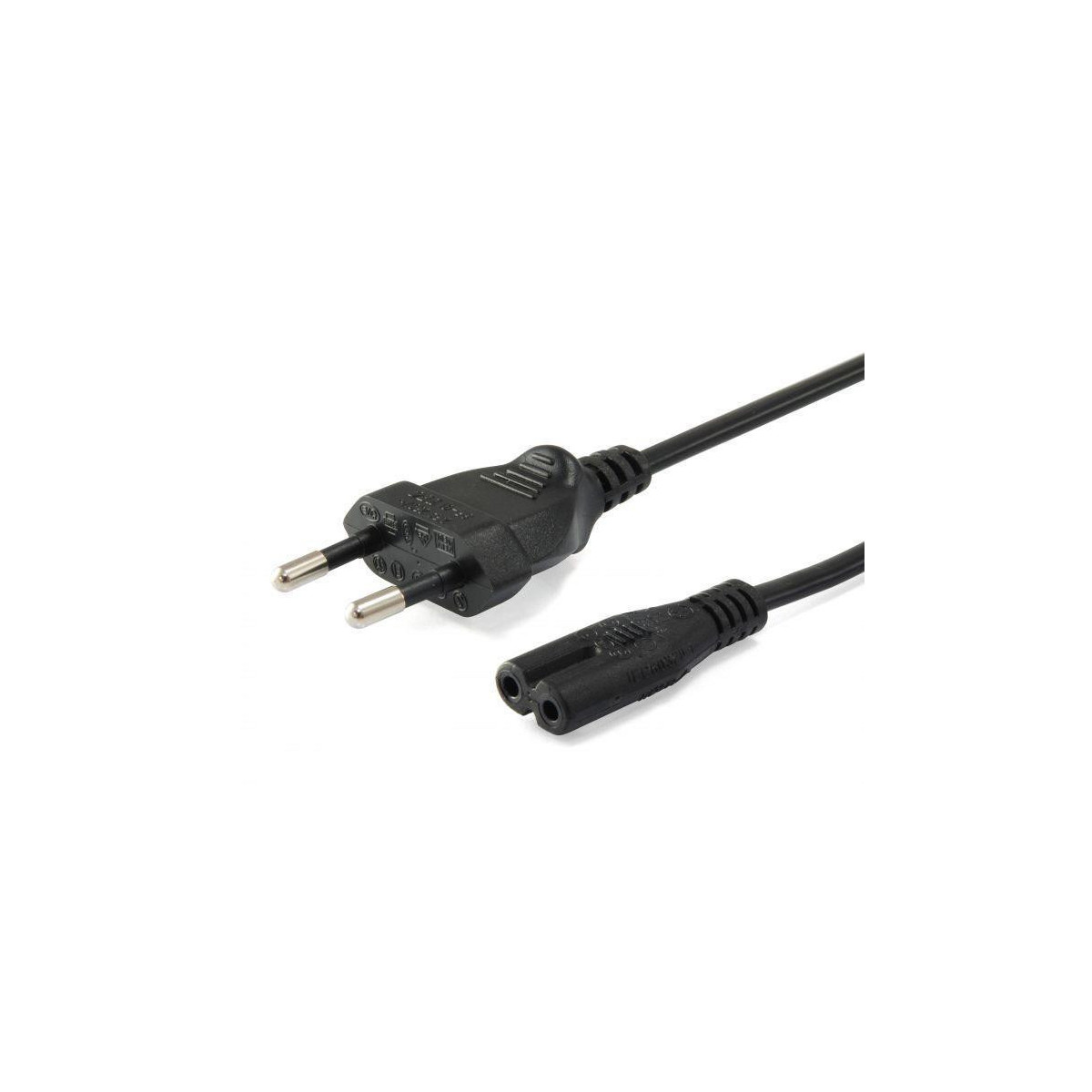 Cabo Power Equip 2-Pin IEC 60320 C7 Eur 1.8m Black