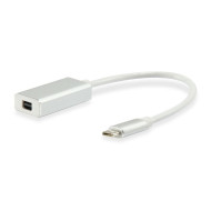 Adaptador Equip USB-C -> Mini DisplayPort M/F 15cm
