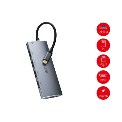 Dock Equip Usb-C 7-1 Hdmi 3xUsb3 Usb-C SD 60W