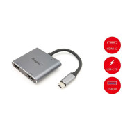 Dock Equip Usb-C 4-1 2xHdmi1xUsb3 1xUsb-C 100W