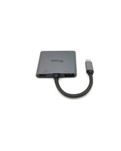 Dock Equip Usb-C 4-1 2xHdmi1xUsb3 1xUsb-C 100W