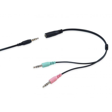 Headset Equip Chat 3.5mm c/ Adaptador Black 2m