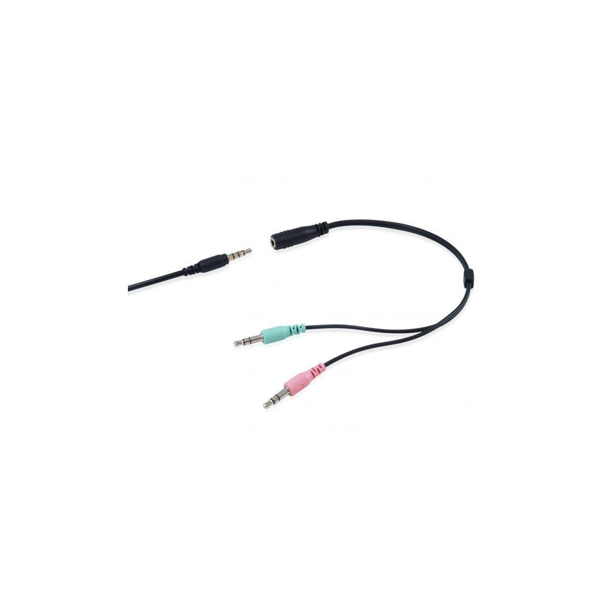 Headset Equip Chat 3.5mm c/ Adaptador Black 2m