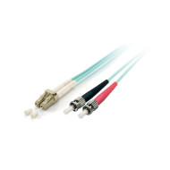 Cabo Fibra Ótica Equip LC/ST OM3 1m Aqua