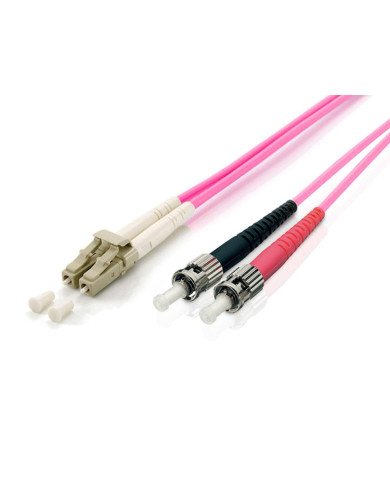 Cabo Fibra Ótica Equip LC/ST OM4 3m Violet