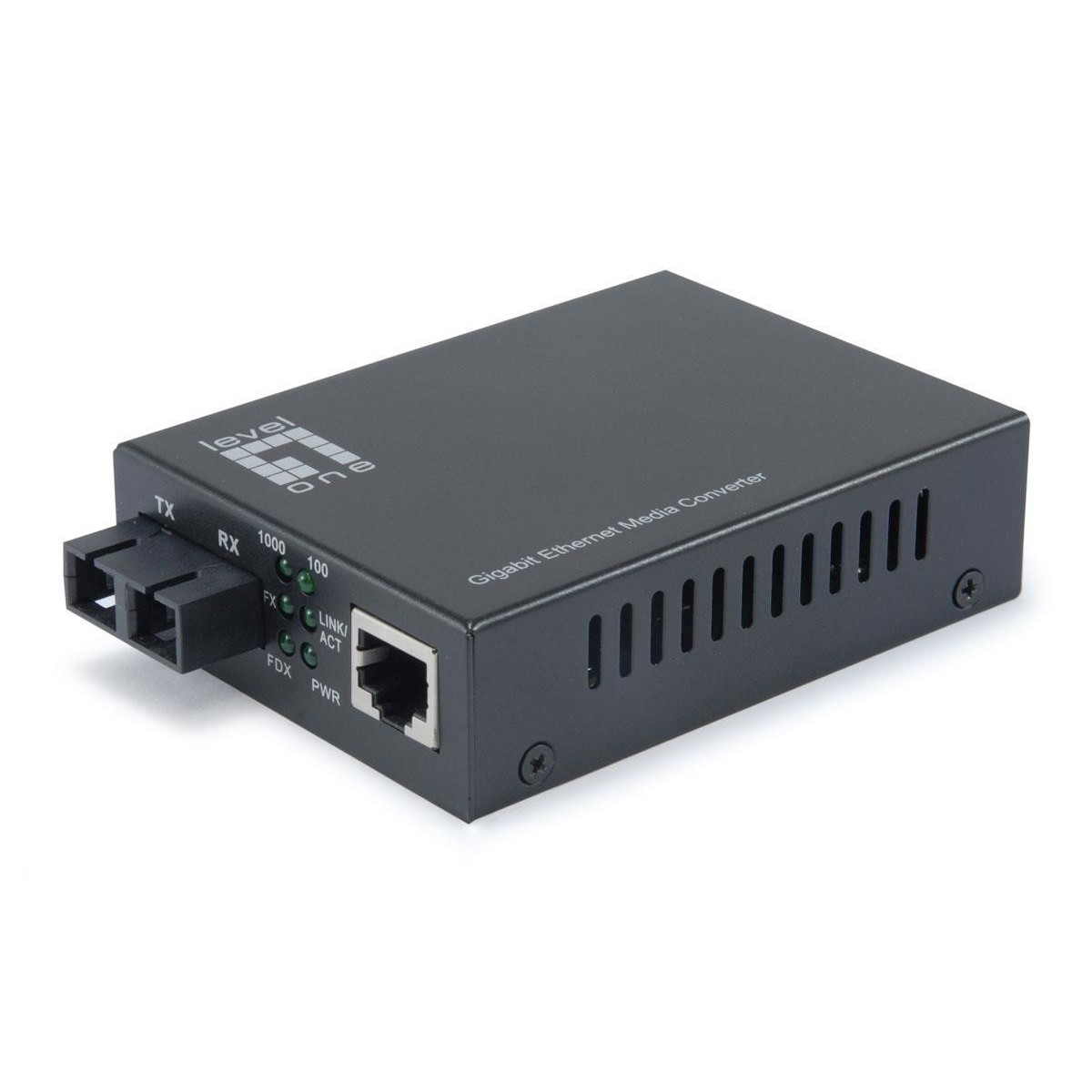 Conversor LevelOne GVT-2002 RJ45 -> SC SM 20K
