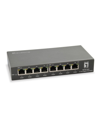 Switch LevelOne GEP-0823 8p Gigabit PoE 120W