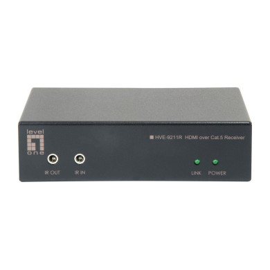 Receptor HDMI LevelOne HVE-9211R Cat5 100m