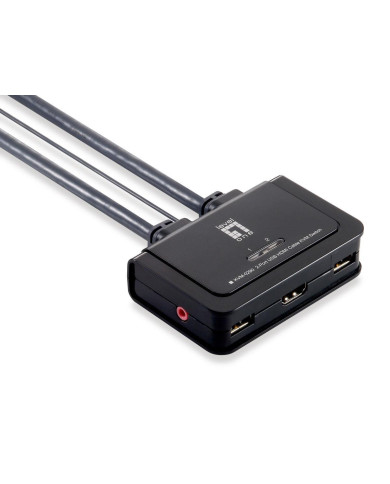 KVM Switch LevelOne 2-Port USB HDMI 1080p