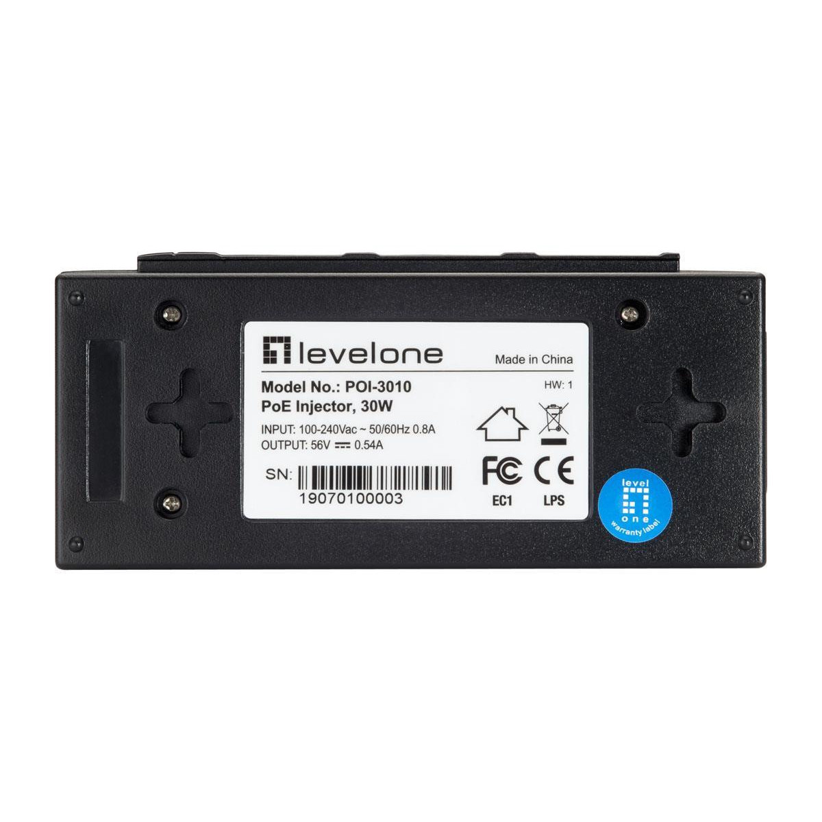 PoE Injector LevelOne POI-3010 802.3AT/AF 30W