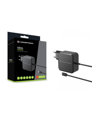 Carregador Parede Conceptronic OZUL05BE USB-C 100W GaN PD
