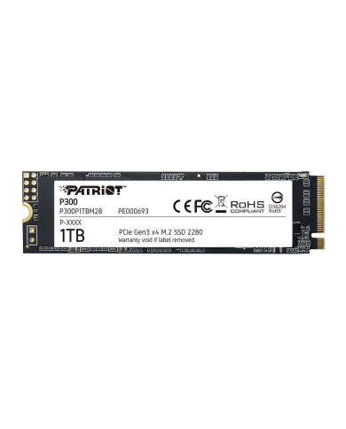 Disco SSD Patriot P300 1TB M.2 2280 PCIE Gen3 x4