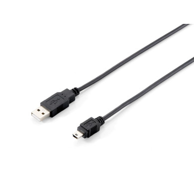 Cabo Equip USB 2.0 A -> Mini-B M/M 1.8m Black