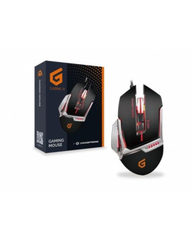 Rato gaming Conceptronic DJEBBEL02B 8D 4000dpi Usb